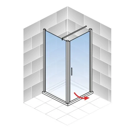 Schulte ExpressPlus Drehtür Seitenwand Mit Duschwanne AlexaStyle2.0 80 X 80 7 Schulte ExpressPlus Drehtür Seitenwand Mit Duschwanne AlexaStyle2.0 80 X 80 – Bild 5