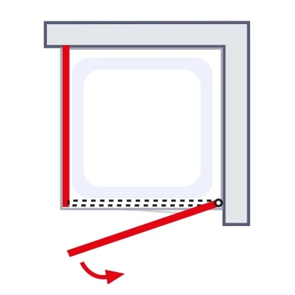 Schulte ExpressPlus Drehtür Seitenwand Mit Duschwanne AlexaStyle2.0 80 X 80 6 Schulte ExpressPlus Drehtür Seitenwand Mit Duschwanne AlexaStyle2.0 80 X 80 – Bild 4