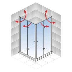 Schulte ExpressPlus Drehfalttür Eckeinstieg Garant Mit Duschwanne 90x90 Cm 14 Schulte ExpressPlus Drehfalttür Eckeinstieg Garant Mit Duschwanne 90x90 Cm -Badezimmerprodukte Geschäft 060991064487 2053 064487 5