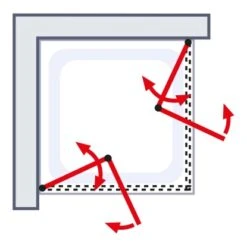 Schulte ExpressPlus Drehfalttür Eckeinstieg Garant Mit Duschwanne 90x90 Cm 13 Schulte ExpressPlus Drehfalttür Eckeinstieg Garant Mit Duschwanne 90x90 Cm -Badezimmerprodukte Geschäft 060991064487 2053 064487 6