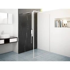 Baliv Duschabtrennung Walk-In DUK-120.80 120 Cm X 195 Cm Chrom -Badezimmerprodukte Geschäft 111000 AB02 190221 L RET01