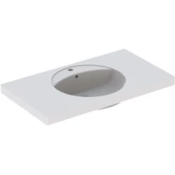 Geberit Waschbecken Preciosa 100 Cm Mit Ablagefläche KeraTect