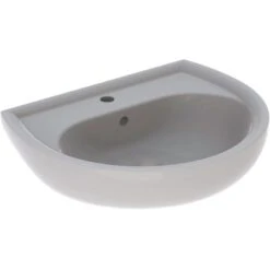 Geberit Waschbecken Renova 60 Cm Manhattan Mit Hahnloch Und Überlauf