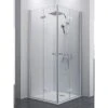 Breuer Eckeinstieg Drehfalttür Elana 8 Silber Matt Klarglas 90 X 90 Cm -Badezimmerprodukte Geschäft 2570 elana 8 dtde 1708 01