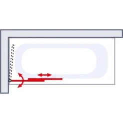 Schulte Wannenaufsatz Ausziehbar M. Handtuchhalter Echtglas 140 Cm X 70 - 118 Cm -Badezimmerprodukte Geschäft 32020 2053 4060991002670 6