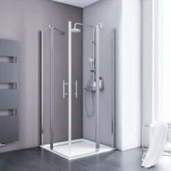 Schulte ExpressPlus Eckeinstieg 4-tlg. AlexaStyle2.0 Alunatur 80x80x192cm