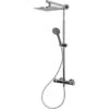 Schulte ExpressPlus Duschsystem Rain Classic Plus Mit Thermostat Verchromt Eckig -Badezimmerprodukte Geschäft 32020 2053 4060991038914 2