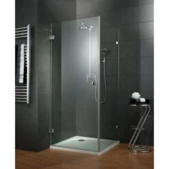 Schulte Drehtür Davita Inkl. Seitenwand Echtglas Chrom -Badezimmerprodukte Geschäft 331388 4081 2