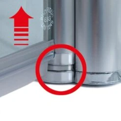 Schulte ExpressPlus Runddusche Garant Mit Duschwanne Alu Natur 200x90x90cm 20 Schulte ExpressPlus Runddusche Garant Mit Duschwanne Alu Natur 200x90x90cm -Badezimmerprodukte Geschäft 3342 2053 HebSenk Profil 2 5