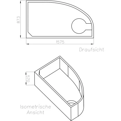 Ottofond Wannenträger Marina Typ A 4 Ottofond Wannenträger Marina Typ A – Bild 2
