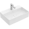 Villeroy & Boch Aufsatzwaschbecken Memento 2.0 Mit Überlauf 50x42 Cm Graphite C+ -Badezimmerprodukte Geschäft 3 4A0761 33500965 680600 1