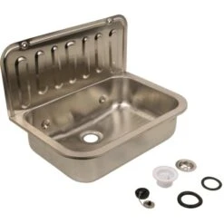 Sanitop-Wingenroth Ausgussbecken Edelstahl 50 Cm Chrom 16 Sanitop-Wingenroth Ausgussbecken Edelstahl 50 Cm Chrom -Badezimmerprodukte Geschäft 4006596042161 2177 7