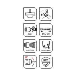 Baliv Überkopfbrause-Set KBS-22.21 Edelstahloptik -Badezimmerprodukte Geschäft 4007873340116 WEB03 260521
