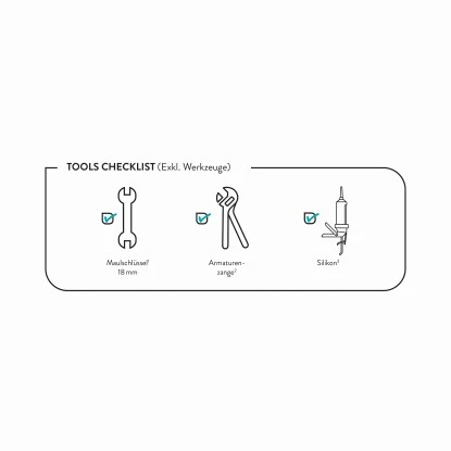 Baliv Aufsatzwaschbecken WBA-7100 41 Cm X 41 Cm 6 Baliv Aufsatzwaschbecken WBA-7100 41 Cm X 41 Cm – Bild 4