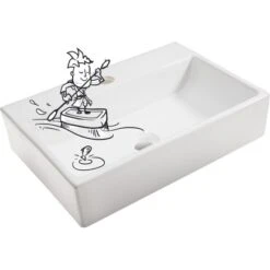 Baliv Aufsatzwaschbecken WBA-7020 Eckig 52 Mm X 36 Cm -Badezimmerprodukte Geschäft 4007874000798 S03 110219 1