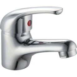 Einhebel-Waschtischarmatur Secchia Chrom OhneExcenter