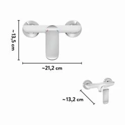 Baliv Duscharmatur DU-5070 Weiß-Chrom -Badezimmerprodukte Geschäft 4007874111760 VM01 260521