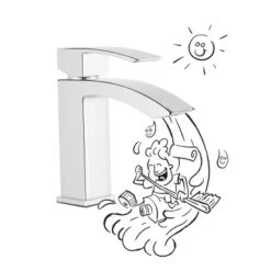 Baliv Waschtischarmatur WT-360 Chrom -Badezimmerprodukte Geschäft 4007874121080 30