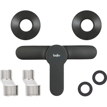 Baliv Duscharmatur DU-5891 Schwarz-Matt 6 Baliv Duscharmatur DU-5891 Schwarz-Matt – Bild 4