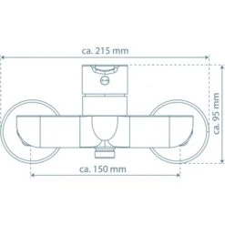 Schütte Duscharmatur Denver Schwarz Matt -Badezimmerprodukte Geschäft 4008431444062 2759 20