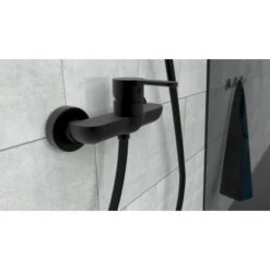 Schütte Duscharmatur Denver Schwarz Matt -Badezimmerprodukte Geschäft 4008431444062 2759 4