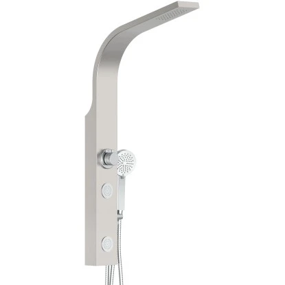 Schütte Duschpaneel Sansibar Edelstahl 2 Schütte Duschpaneel Sansibar Edelstahl