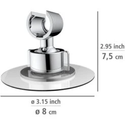 Wenko Duschkopfhalter 360° Befestigen Ohne Bohren Ø 8 X 7,5 Cm Chrom 16 Wenko Duschkopfhalter 360° Befestigen Ohne Bohren Ø 8 X 7,5 Cm Chrom -Badezimmerprodukte Geschäft 4008838388181 1068 VM 01
