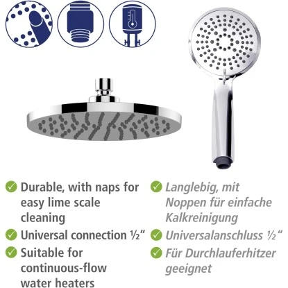 Wenko Duschsystem Young Eco Inkl. 2 Wasserspar-Regulatoren 12 Wenko Duschsystem Young Eco Inkl. 2 Wasserspar-Regulatoren – Bild 10