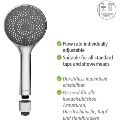 Wenko Duschsystem Young Eco Inkl. 2 Wasserspar-Regulatoren 14 Wenko Duschsystem Young Eco Inkl. 2 Wasserspar-Regulatoren – Bild 12