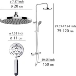 Wenko Duschsystem Young Eco Inkl. 2 Wasserspar-Regulatoren 29 Wenko Duschsystem Young Eco Inkl. 2 Wasserspar-Regulatoren -Badezimmerprodukte Geschäft 4008838404287 1068 VM 02
