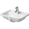 Duravit Einbauwaschbecken Starck 3 52,5 Cm Weiß WG Mit Waschtisch + 1 Hahnloch -Badezimmerprodukte Geschäft 4021534223341 001