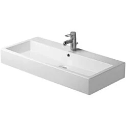 Duravit Einbauwaschbecken Vero 100 Cm Weiß 1 Hahnloch Geschliffen