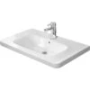 Duravit Möbelwaschbecken DuraStyle 80 Cm Weiß Mit 1 Hahnloch -Badezimmerprodukte Geschäft 4021534850721 001
