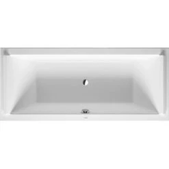 Duravit Badewanne Starck 180 Cm X 80 Cm Einbauversion 2 Rückenschrägen Weiß