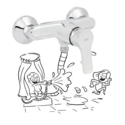 Baliv Duscharmatur DU-5750 Chrom -Badezimmerprodukte Geschäft 4048122122299 S03 250121