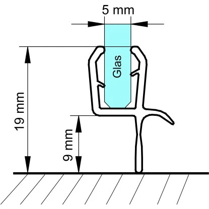 Schulte Dichtprofil Für Serie Alexa Style 2.0 Und Sunny 4 Schulte Dichtprofil Für Serie Alexa Style 2.0 Und Sunny – Bild 2