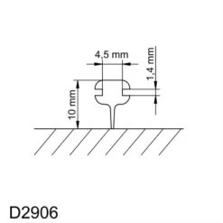Schulte Kunststoff-Dichtprofil Waagerecht Für Badewannenfaltwände Komfort -Badezimmerprodukte Geschäft 4060991014956 2053 6