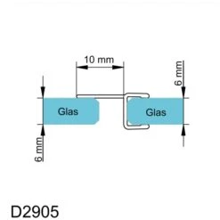Schulte Dichtprofil Vertikal Für MasterClass Und Garant 5 Schulte Dichtprofil Vertikal Für MasterClass Und Garant -Badezimmerprodukte Geschäft 4060991015090 2053 6