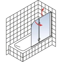 Schulte Badewannenaufsatz Alu Natur 140x112 Cm -Badezimmerprodukte Geschäft 4060991020919 2053 4