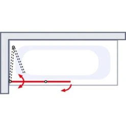 Schulte Badewannenaufsatz Alu Natur 140x112 Cm -Badezimmerprodukte Geschäft 4060991020919 2053 5