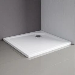 Schulte ExpressPlus Schürze Für Duschwanne Quadrat Extraflach Alpinweiß 90x90 Cm -Badezimmerprodukte Geschäft 4060991037047 2053 1