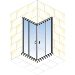 Schulte ExpressPlus Eckeinstieg Sunny Sicherheitsglas Alpinweiß 190x80cm 14 Schulte ExpressPlus Eckeinstieg Sunny Sicherheitsglas Alpinweiß 190x80cm -Badezimmerprodukte Geschäft 4060991050404 2053 5