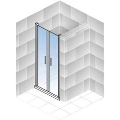 Schulte Alexa Style 2.0 Pendeltür In Nische BlackStyle 80 X 192cm -Badezimmerprodukte Geschäft 4060991055881 2053 5