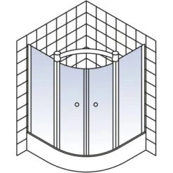 Schulte ExpressPlus Runddusche Garant Mit Duschwanne Alu Natur 200x90x90cm 17 Schulte ExpressPlus Runddusche Garant Mit Duschwanne Alu Natur 200x90x90cm -Badezimmerprodukte Geschäft 4060991055966 2053 5