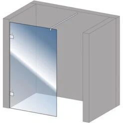 Schulte Alexa Style 2.0 Duschwand Walk In Loft 2-teilig BlackStyle 120 X 200cm -Badezimmerprodukte Geschäft 4060991056758 2053 7