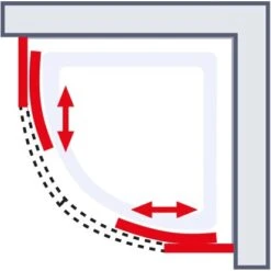 Schulte ExpressPlus Wellnesskabine Rhodos Mit Schiebetür Alu Natur 225x85x85cm -Badezimmerprodukte Geschäft 4060991057212 2053 6