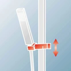 Schulte Duschsystem Rain II Mit Ablage White Style Thermostat -Badezimmerprodukte Geschäft 4060991062742 7
