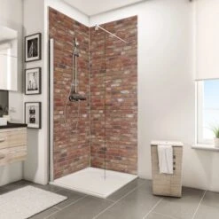 Schulte ExpressPlus DecoDesign Duschrückwand Dekor Klinker 255x150cm -Badezimmerprodukte Geschäft 4060991068126 Bild03
