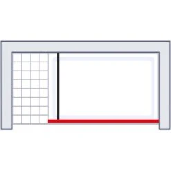 Schulte Walk In Frontteil Alexa Style 2.0 Dekor Frame Mattschwarz 200 X 90 Cm -Badezimmerprodukte Geschäft 4060991070884 2053 4