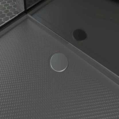 Schulte ExpressPlus Komplettdusche-Schiebetür Bali Mattschwarz 215 Cm X 115 Cm 4 Schulte ExpressPlus Komplettdusche-Schiebetür Bali Mattschwarz 215 Cm X 115 Cm – Bild 2